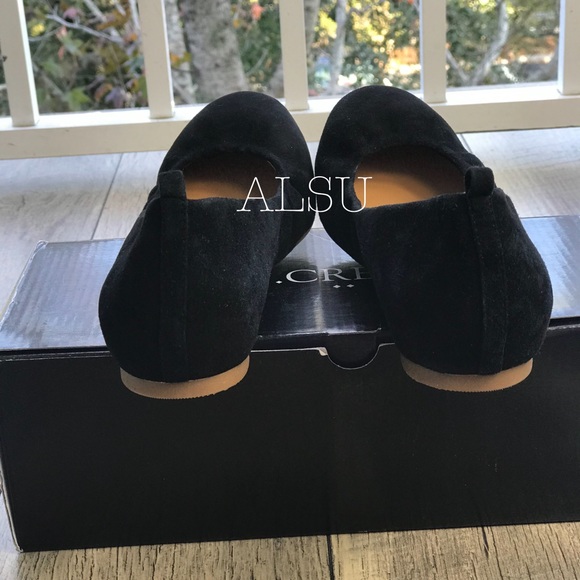NWT J.Crew Anya Suede Ballet Flats Black W AUTHENT - Picture 5 of 6